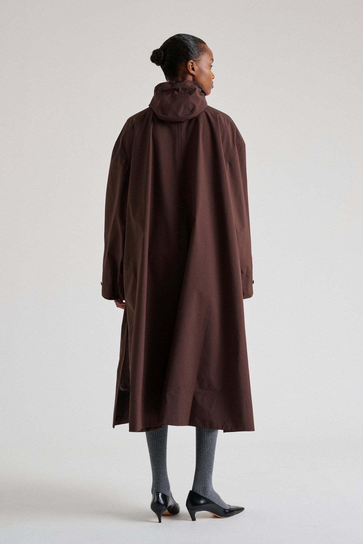Pradel Trench Coat - Chocolate Oversized Women's - Soeur vue 2