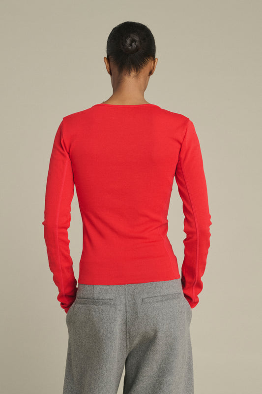 T-Shirt Lester – Rot – Baumwolle – Damen