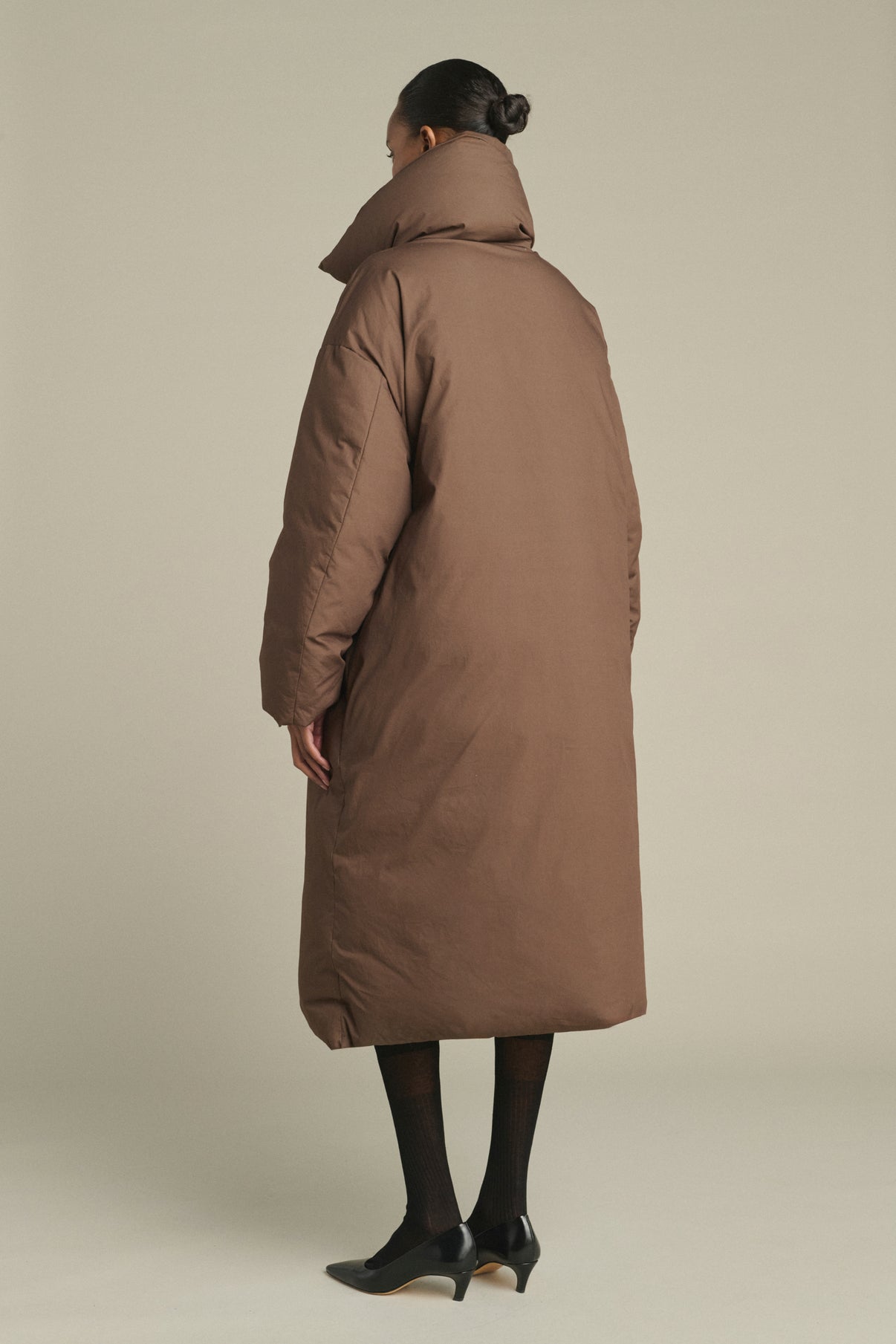 Daunenjacke Kelvin - Braun - Baumwolle - Damen vue 2