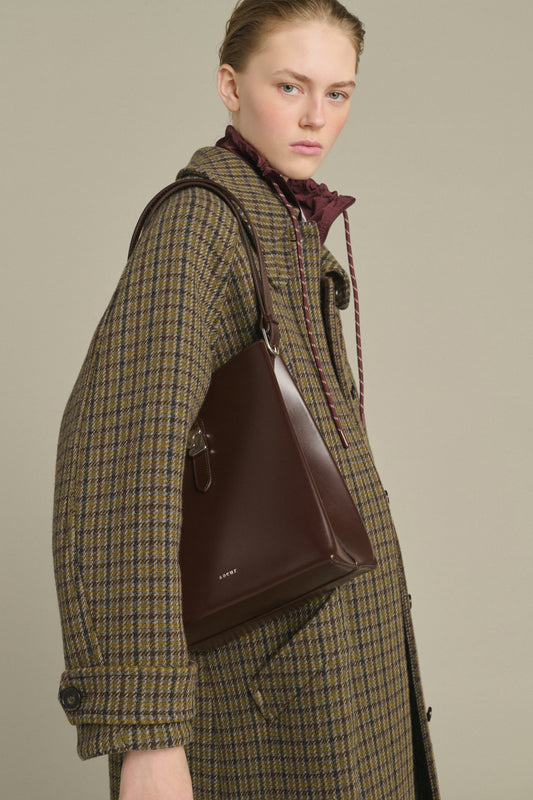 Tasche Bello - Warmes Braun Boxleder Beutel - Soeur