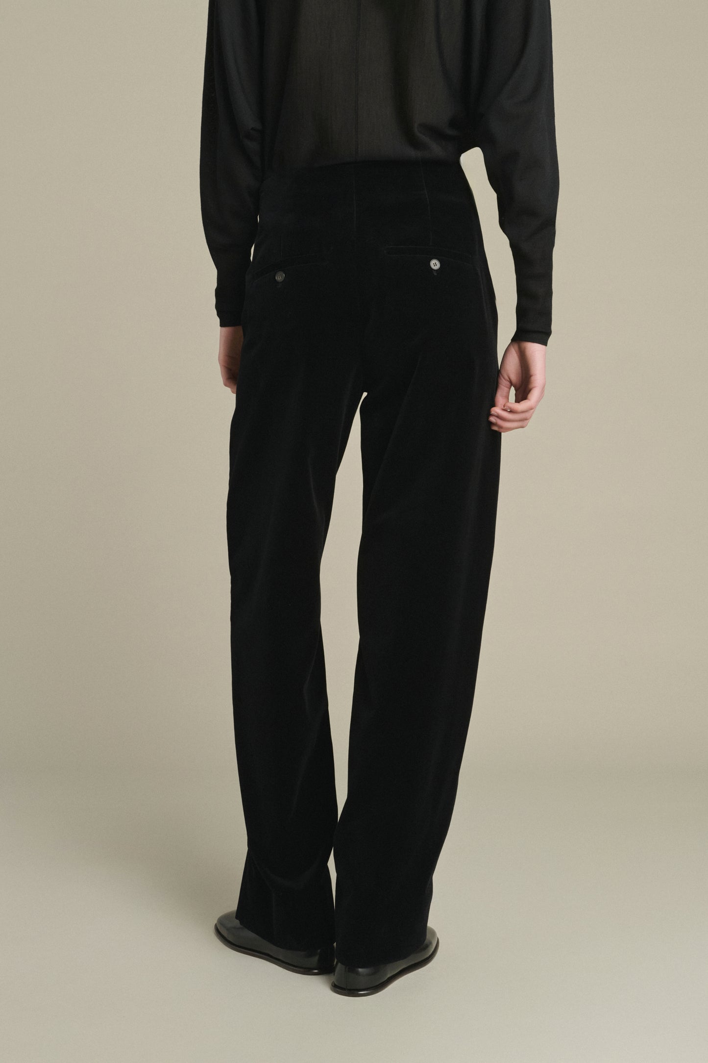 Hose Celestin – Schwarz – Baumwolle – Damen
