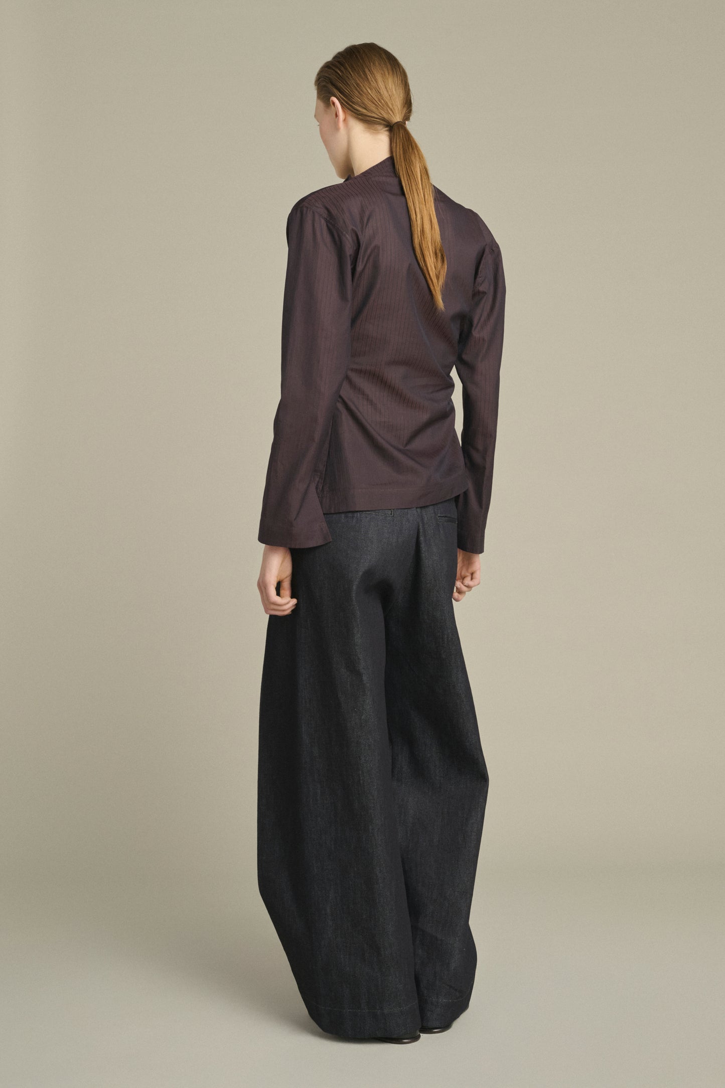 Lana Blouse - Fig/Brown - Cotton - Women
