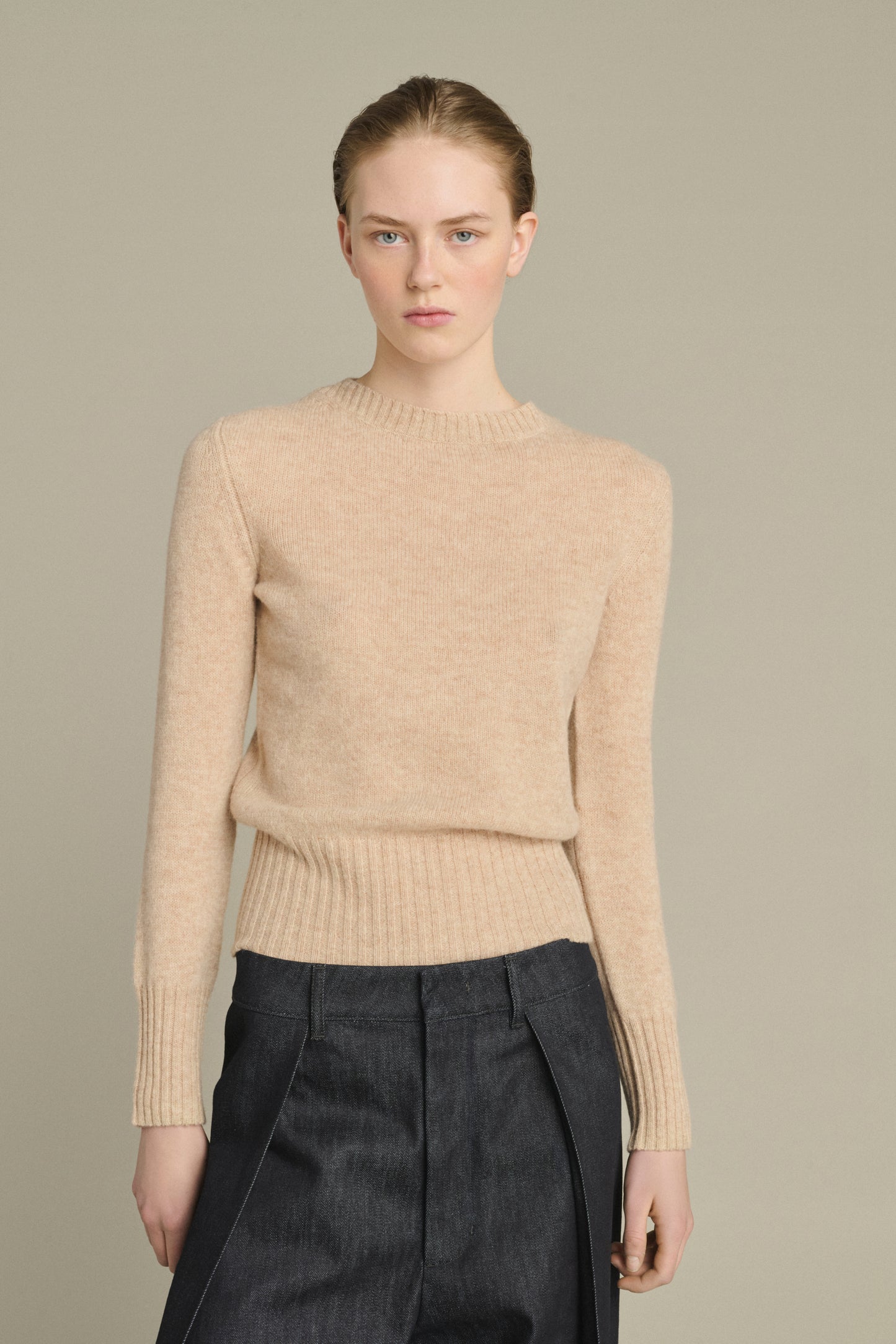 Pullover Gipsy – Écru Chiné – Merinowolle – Damen