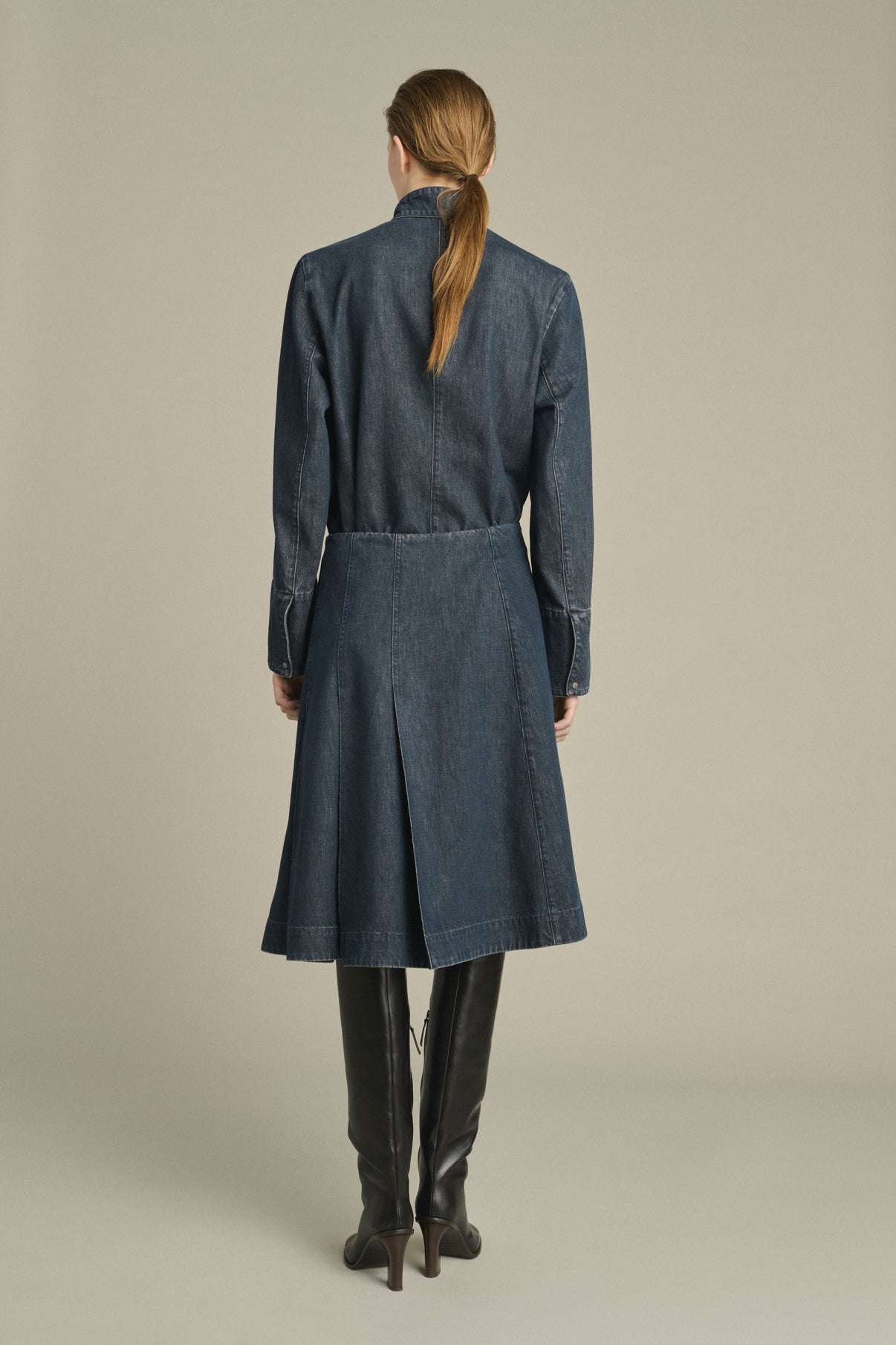 Rock Klea – Blaugrau – Baumwolle – Damen vue 2