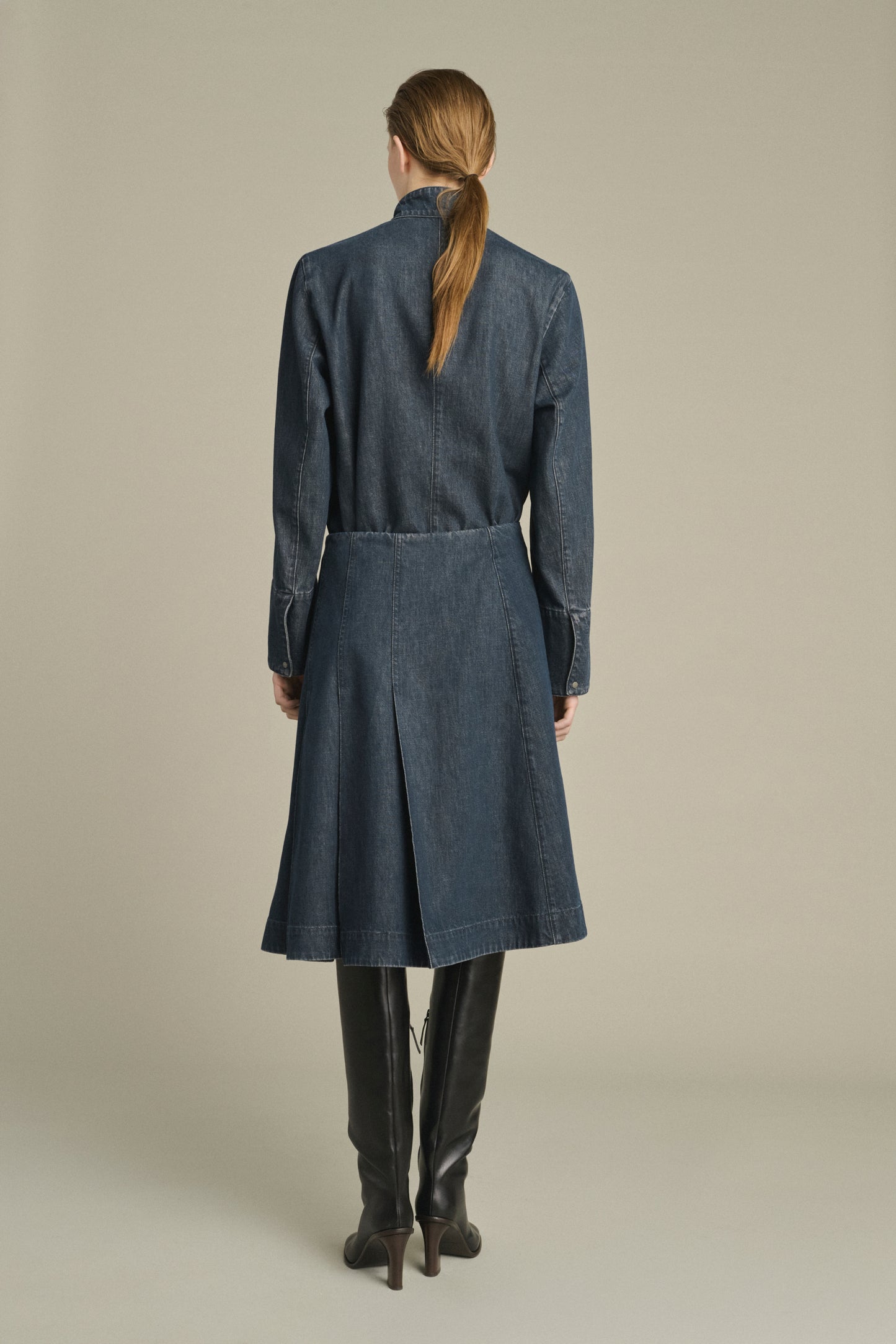 Rock Klea – Blaugrau – Baumwolle – Damen