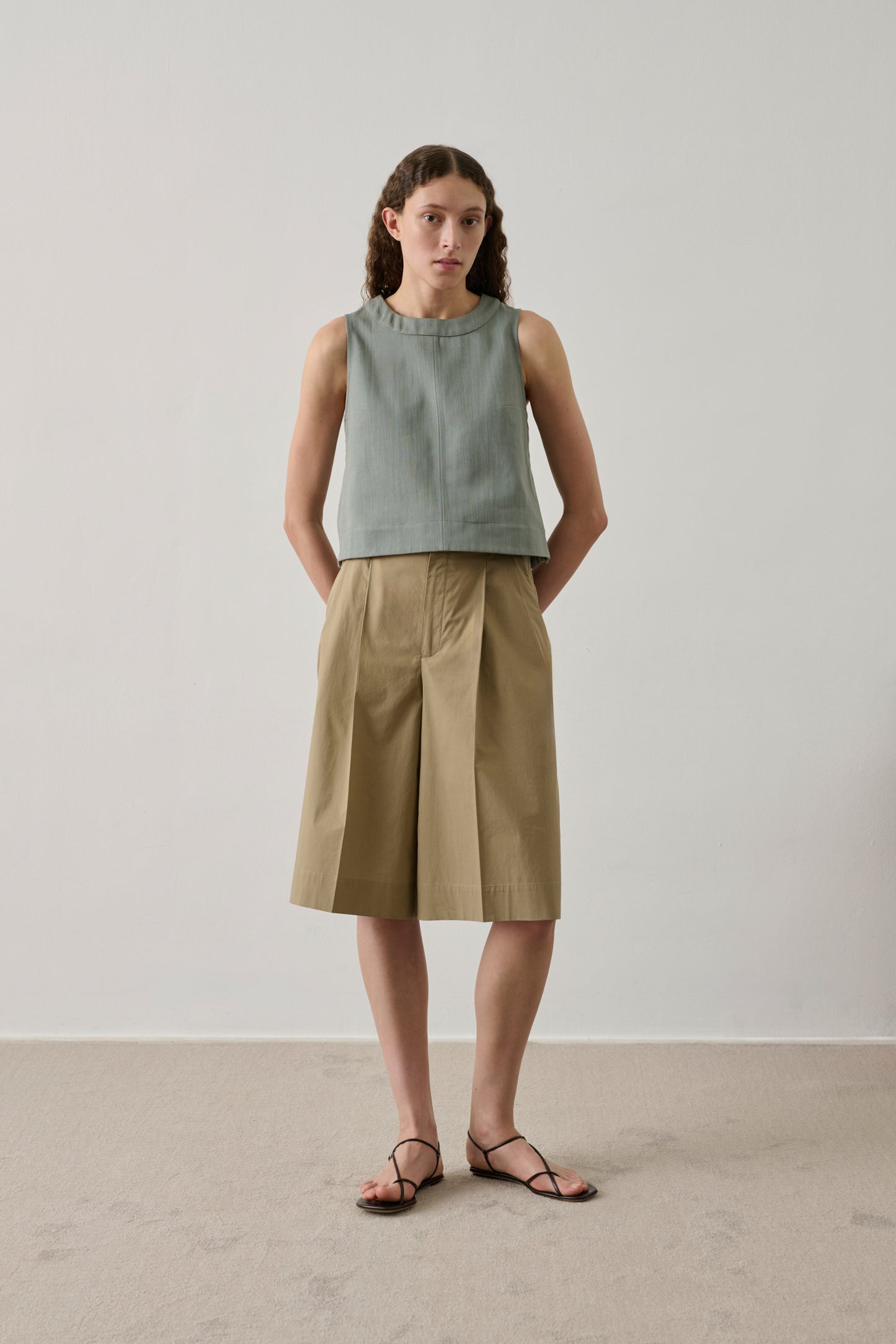 Bermuda Imogen - Sand - Baumwolle - Damen