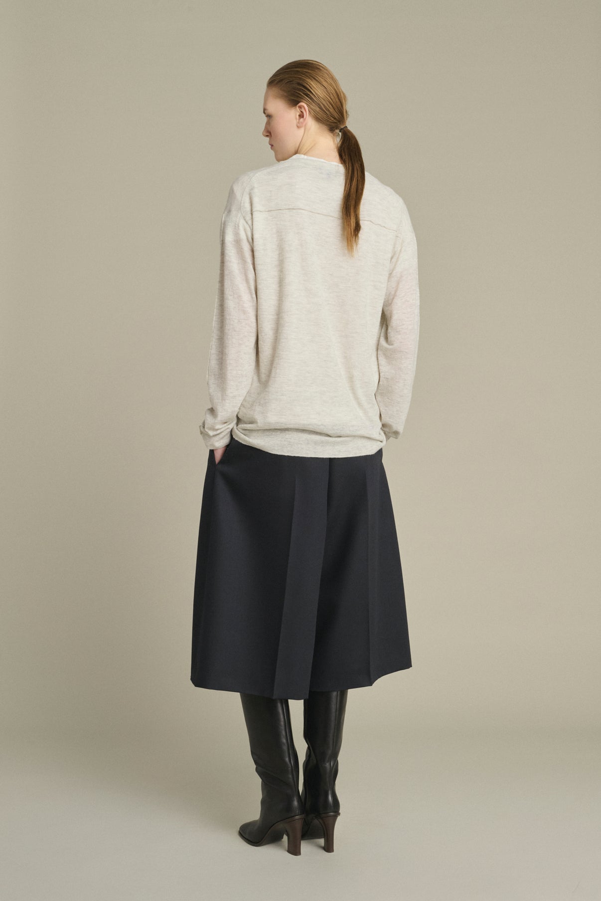 Khloe pullover - Light Grey - Women vue 2