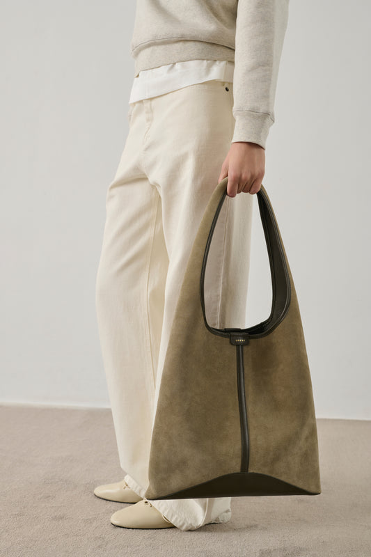 Cabas Delice - Gris - Cuir - Femme