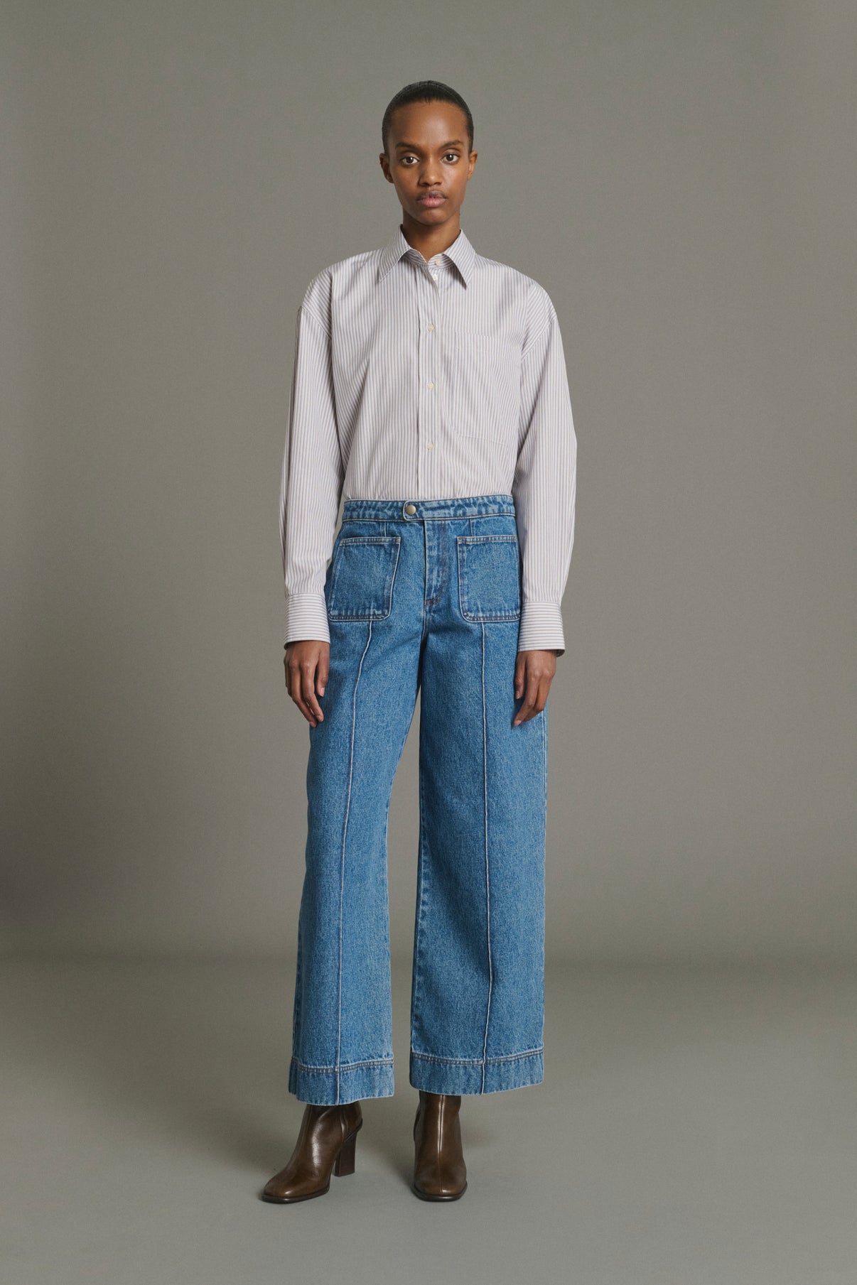 Jeans Harry – Blau Ausgewaschen Évasé Damen – Soeur vue 5