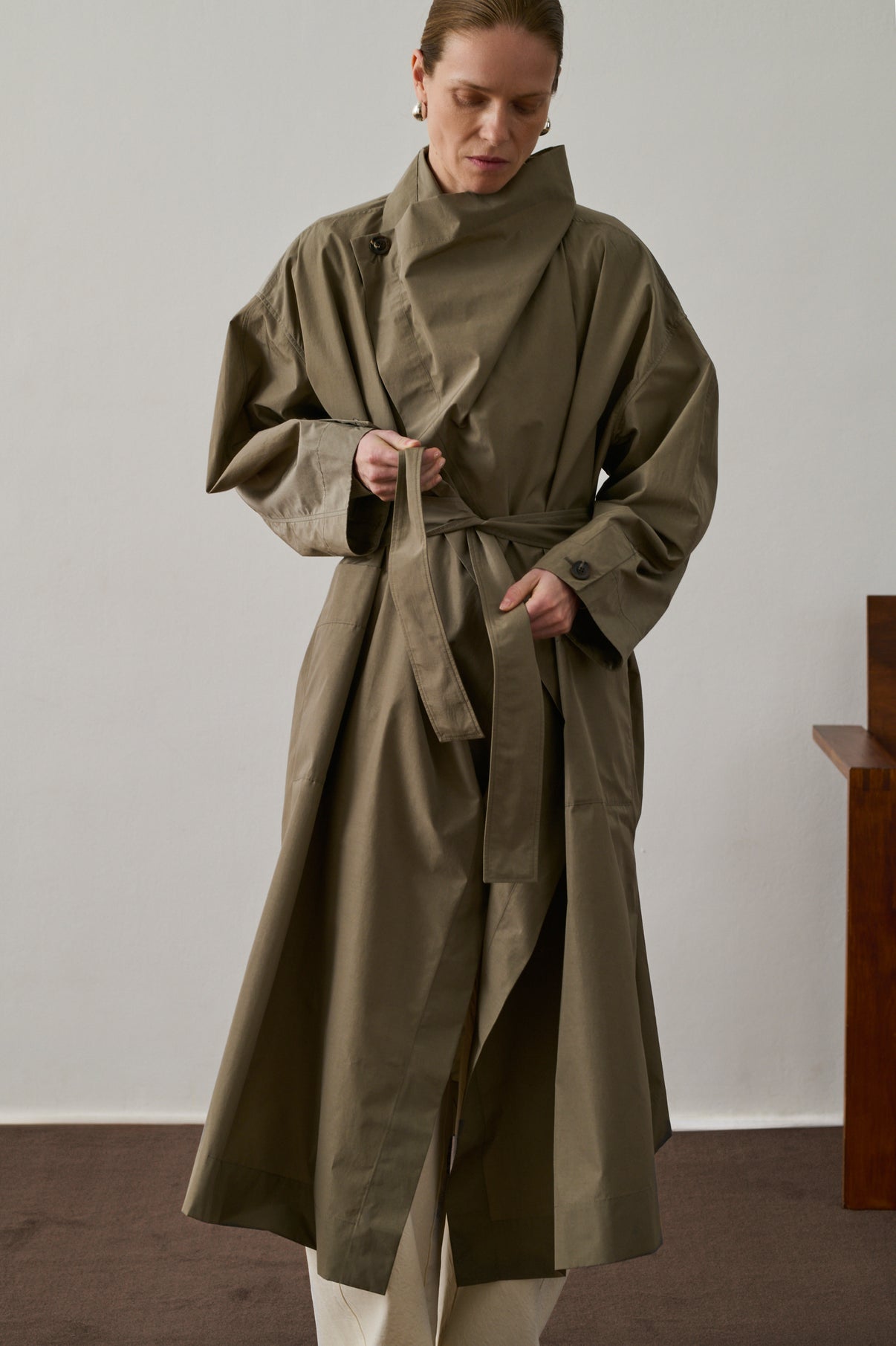 Trench Albatros - Gris - Femme vue 1