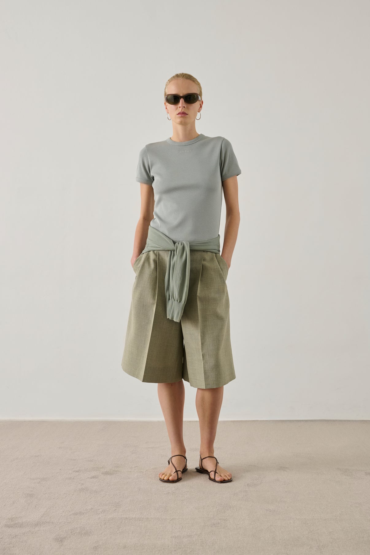 Bermuda Imogen - Mandel - Baumwolle - Damen vue 4