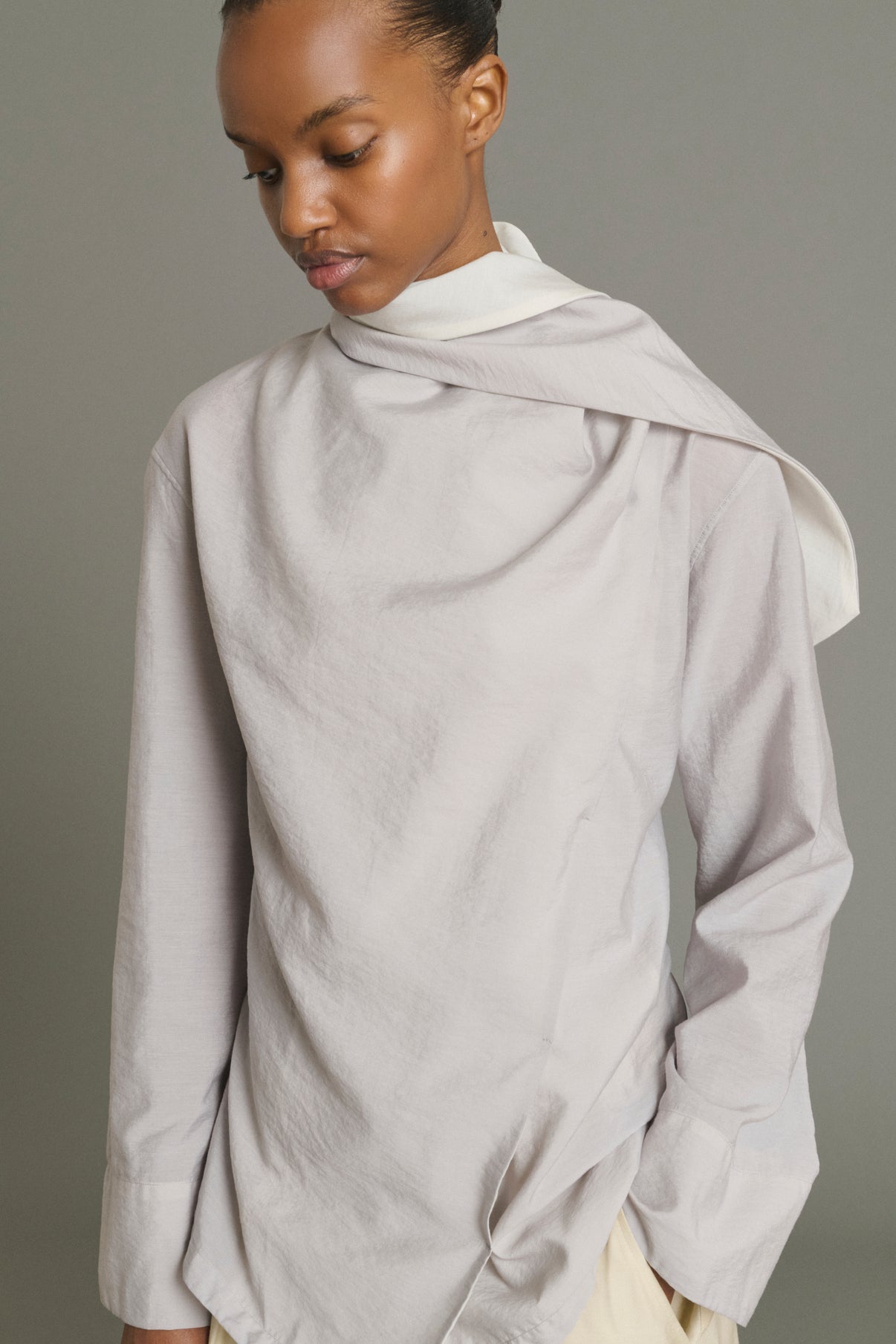 Bluse Leonore – Parmagrau – Damen vue 3