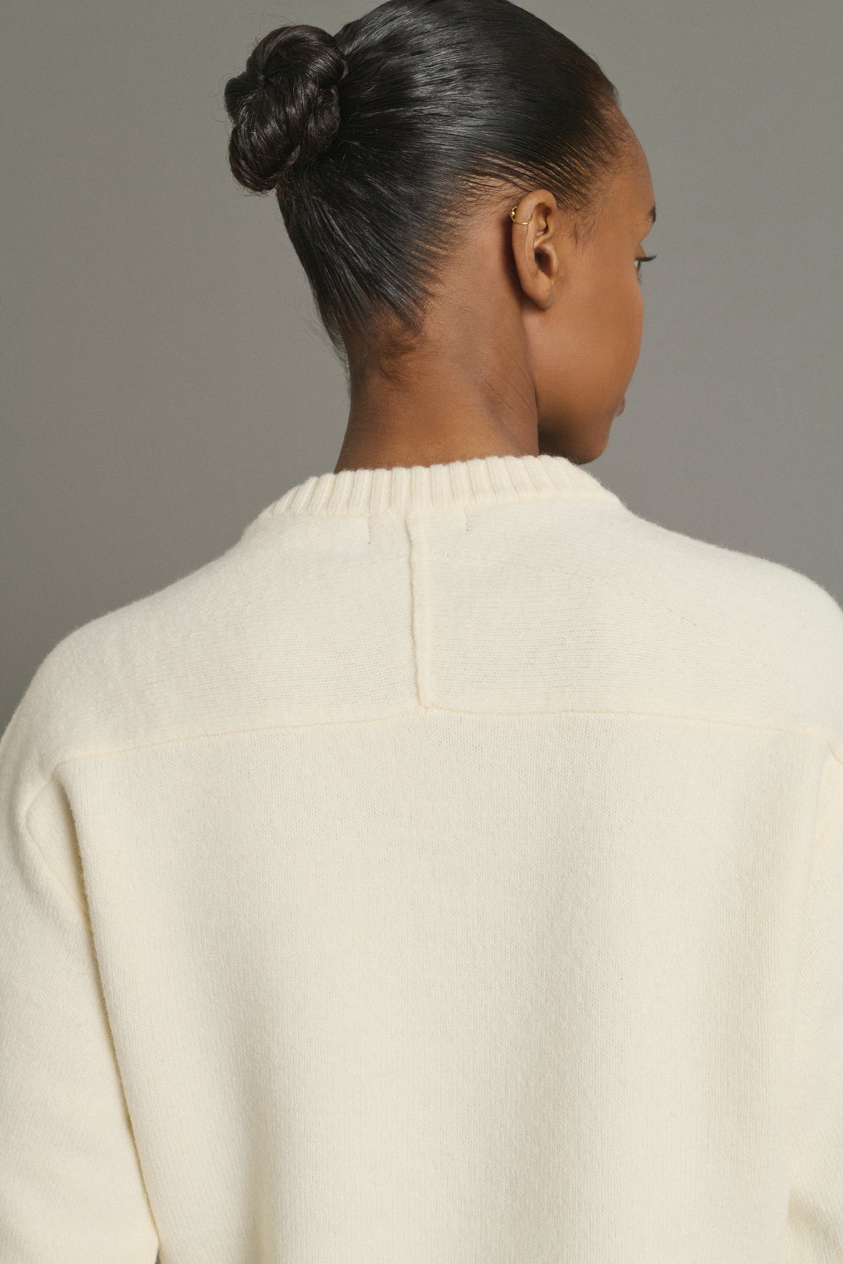 Pullover Jeremie - Ecru - Merino Wool - Women vue 5