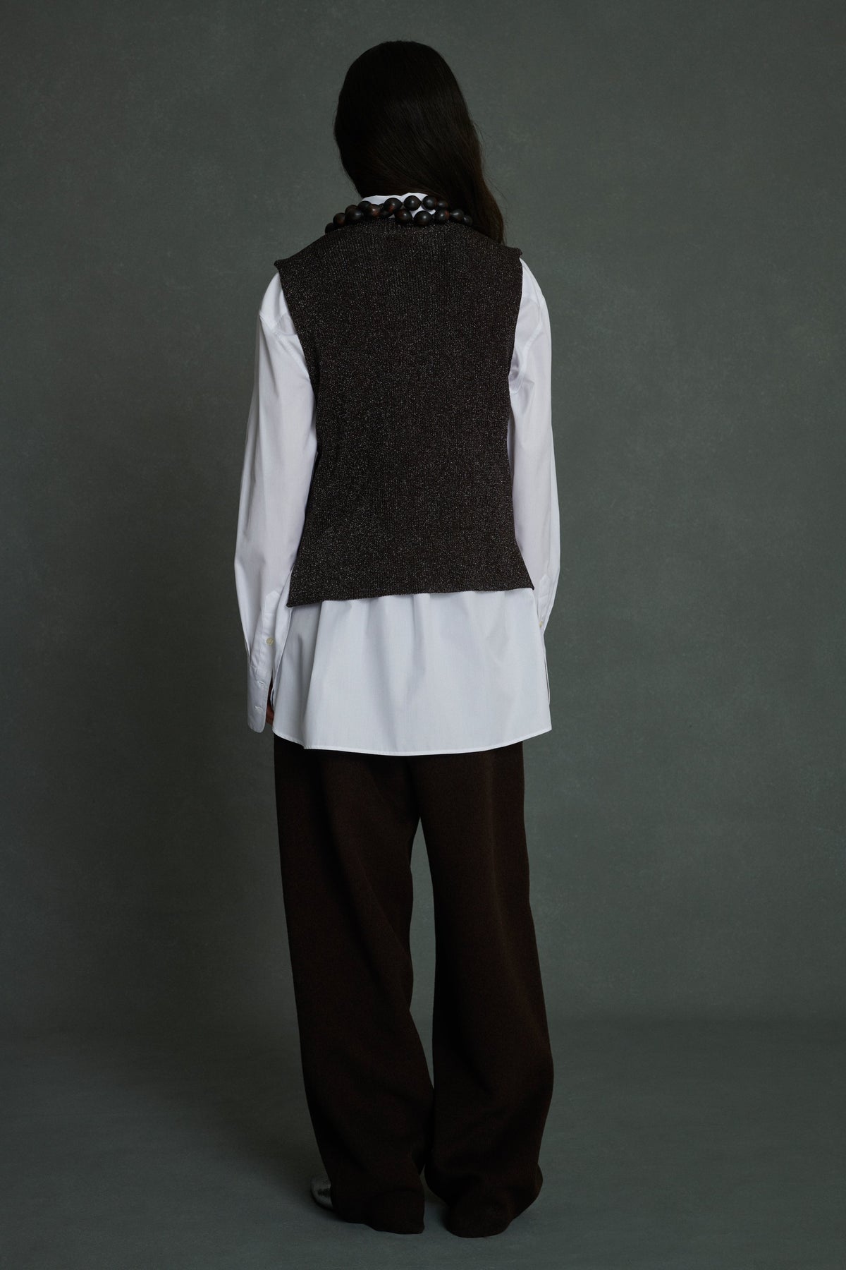 PULLOVER VIDA BRAUN/SILBER