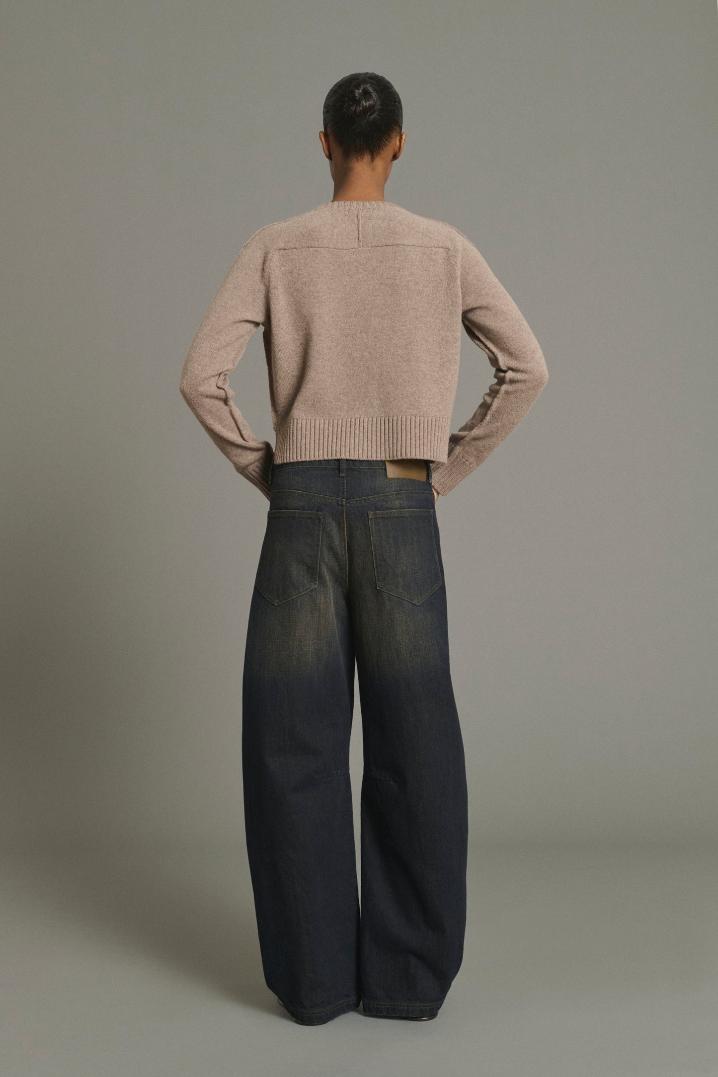 Cardigan Virginia – Beige Chiné – Merinowolle – Damen