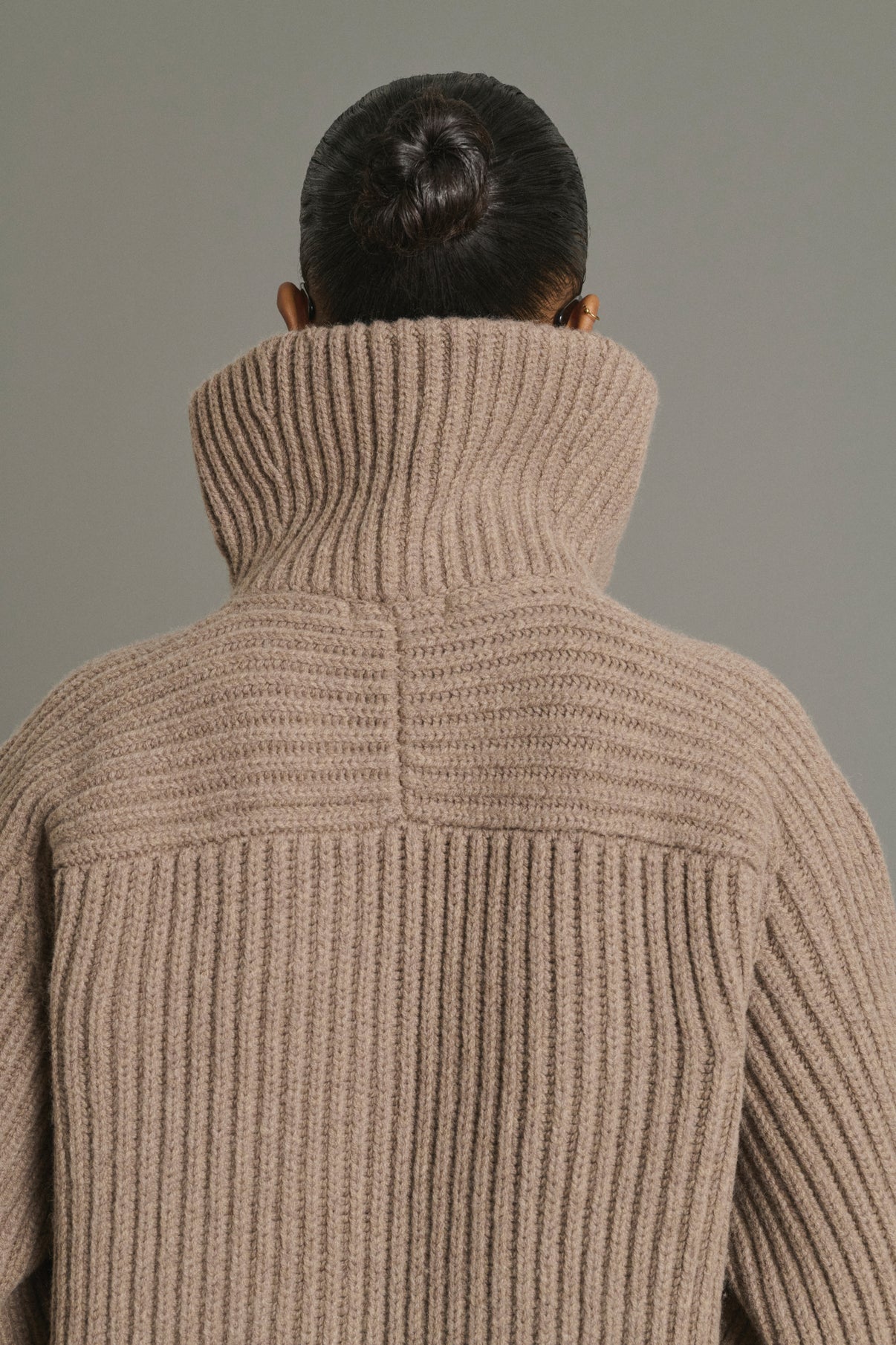 Veste Jasper - Beige Chiné - Laine Mérinos - Femme vue 3