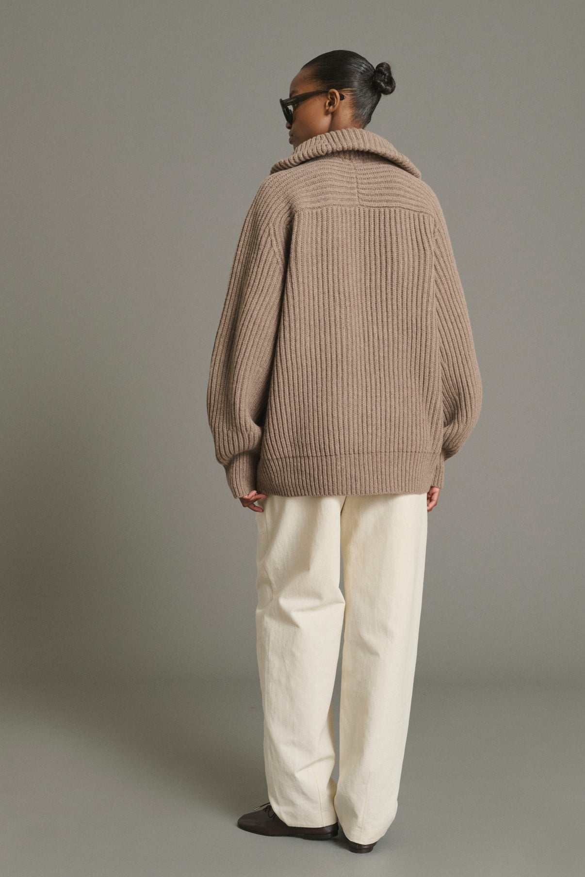 Trousers Baptiste - Ecru - Cotton - Women vue 2