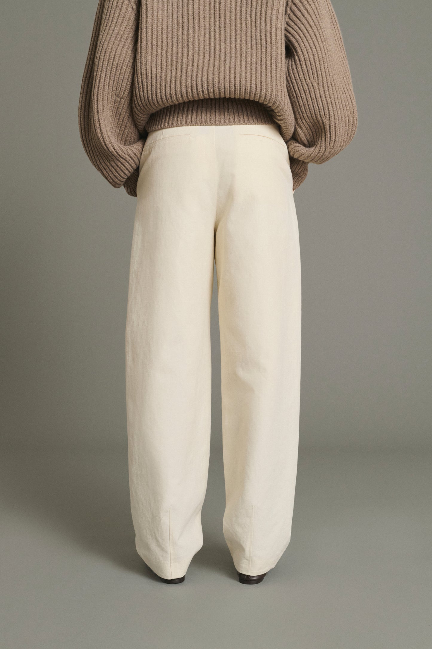 Trousers Baptiste - Ecru - Cotton - Women