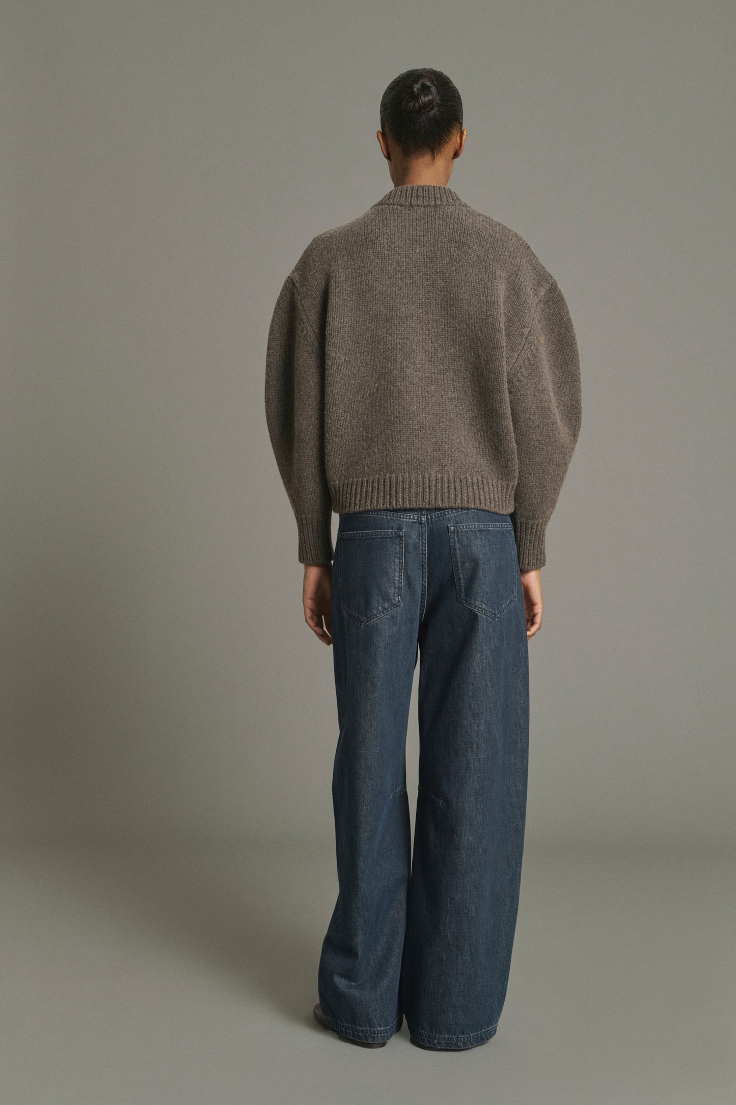 Cardigan Leonard - Marron Glacé - Merino Wool - Women