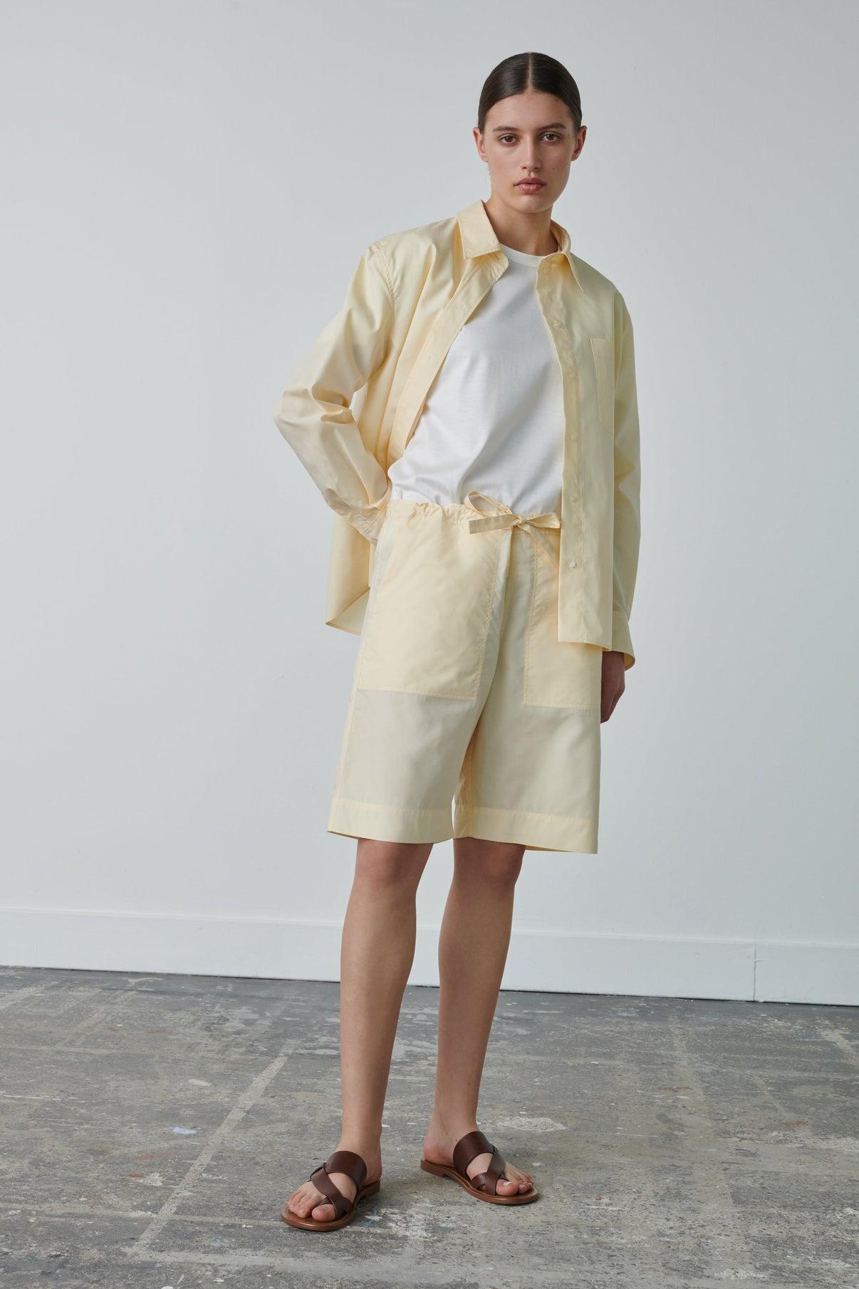 SHORT EAST SIDE ECRU vue 2