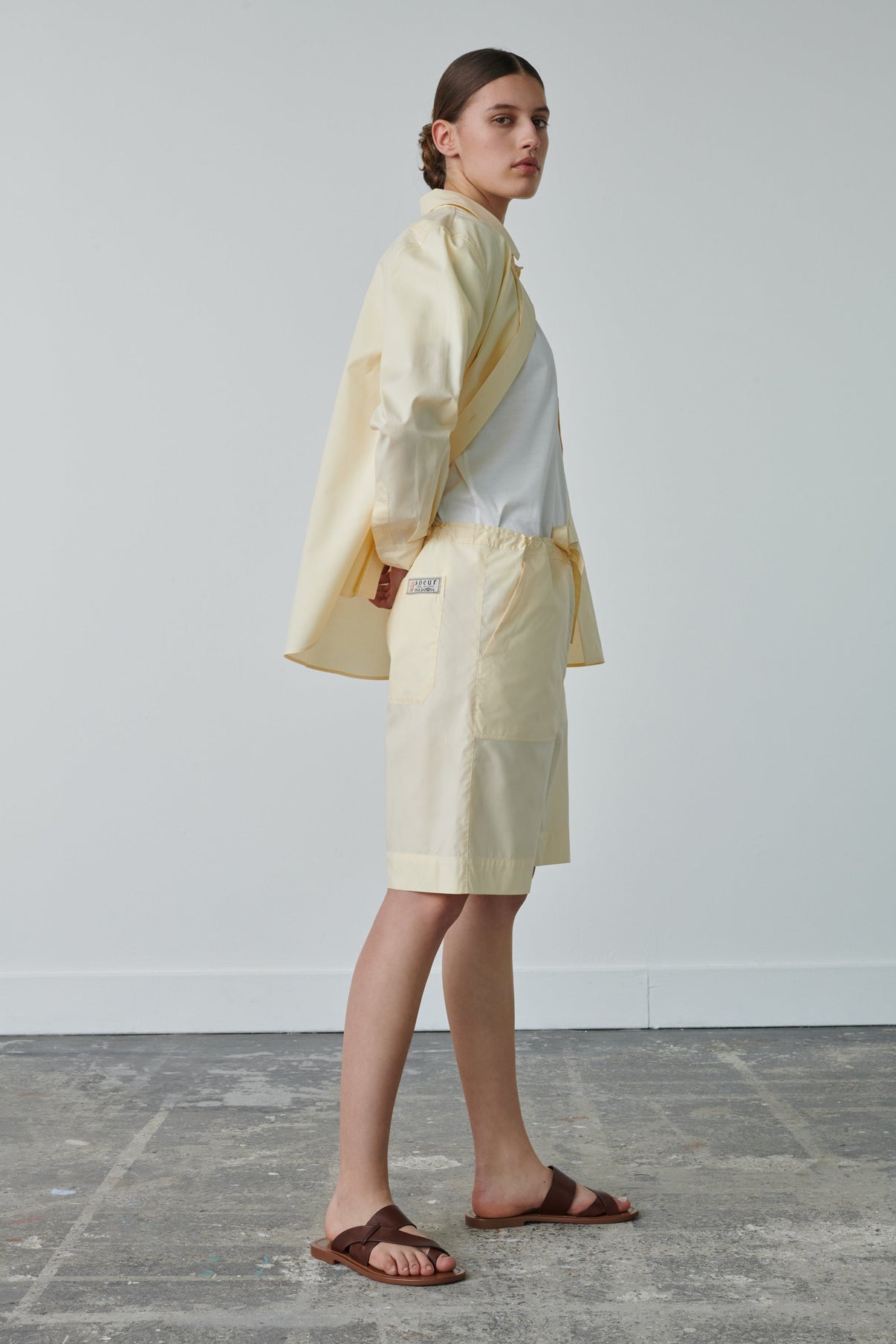 SHORT EAST SIDE ECRU vue 3