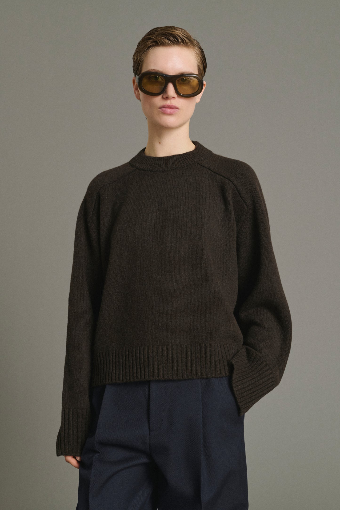 Pullover Will – Schokolade – Merinowolle – Damen