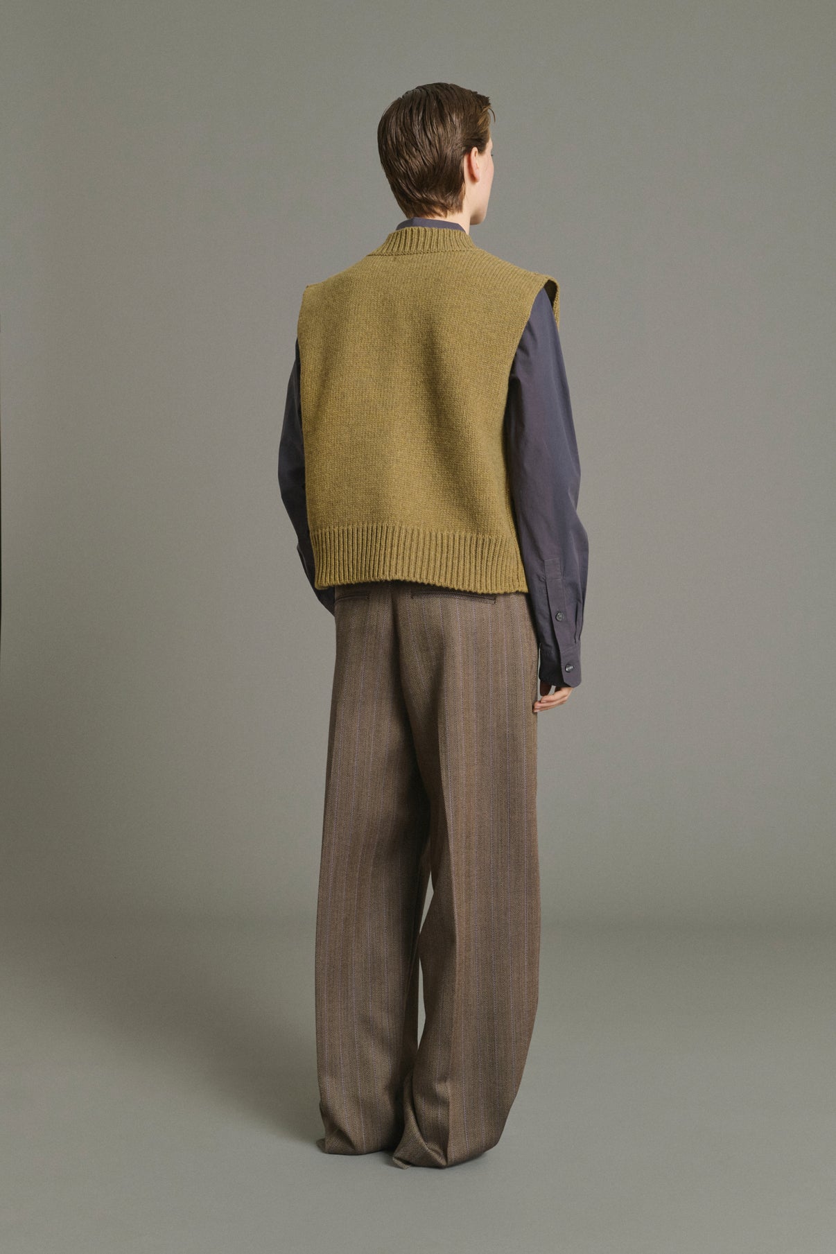 Cardigan Kalyanee - Lime - Wool - Women vue 2