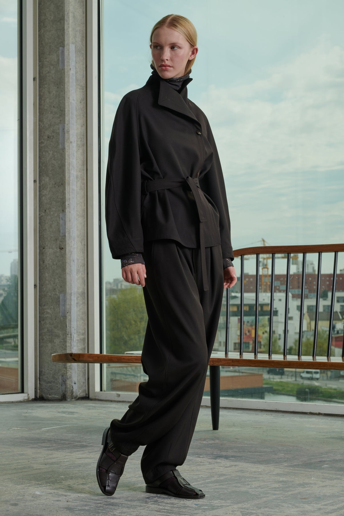 VESTE THEIA NOIRE vue 7