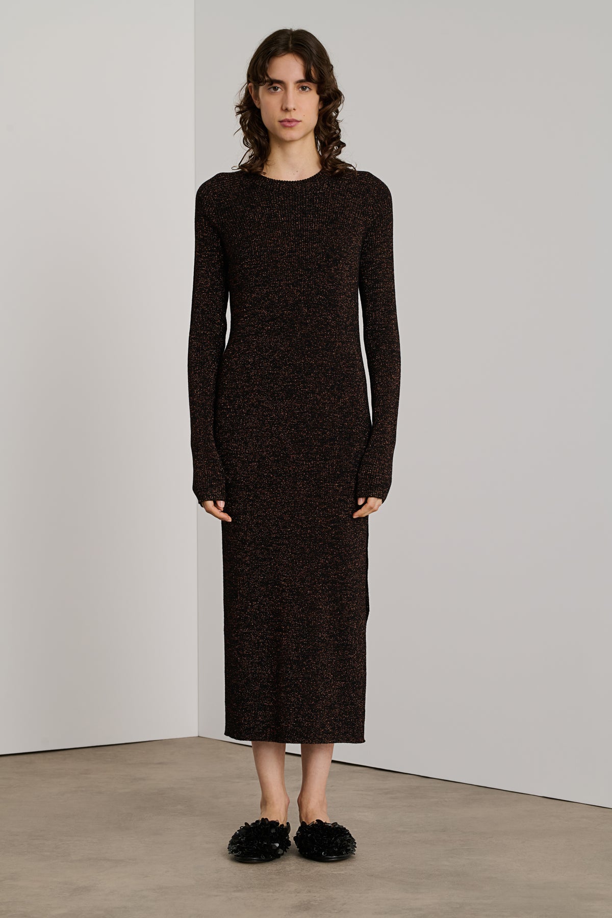 Kleid Helen - Schwarz/Karamell - Damen vue 4