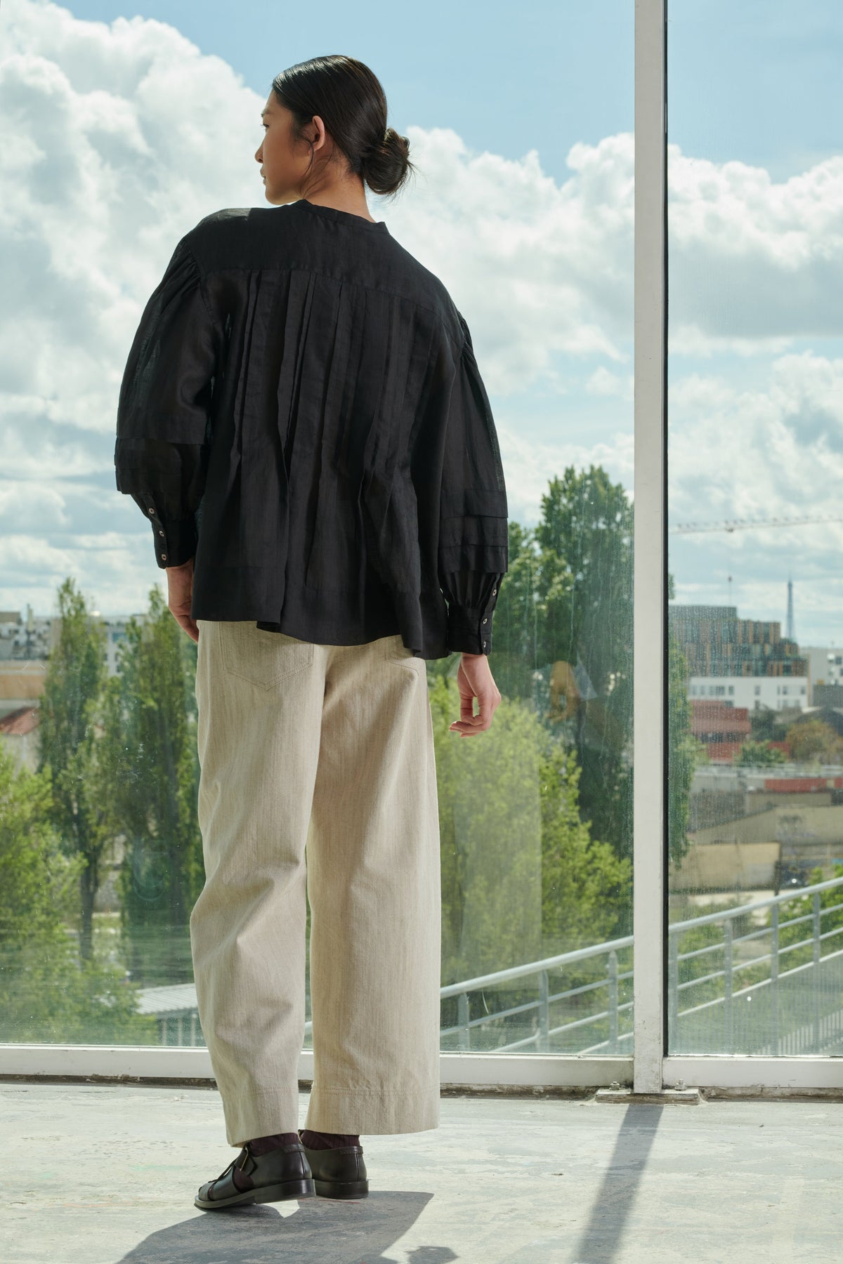 HOSE PEPINO BEIGE/ECRU