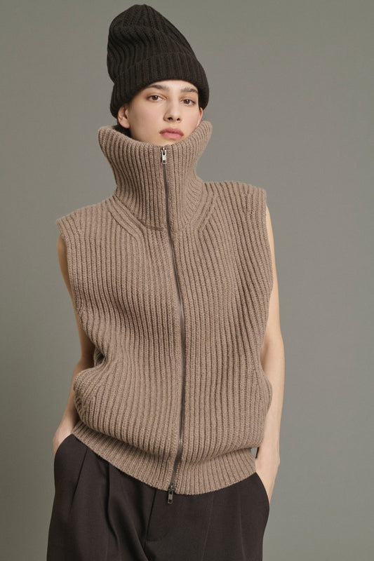 Mütze Gilles – Schokolade – Merinowolle – Damen
