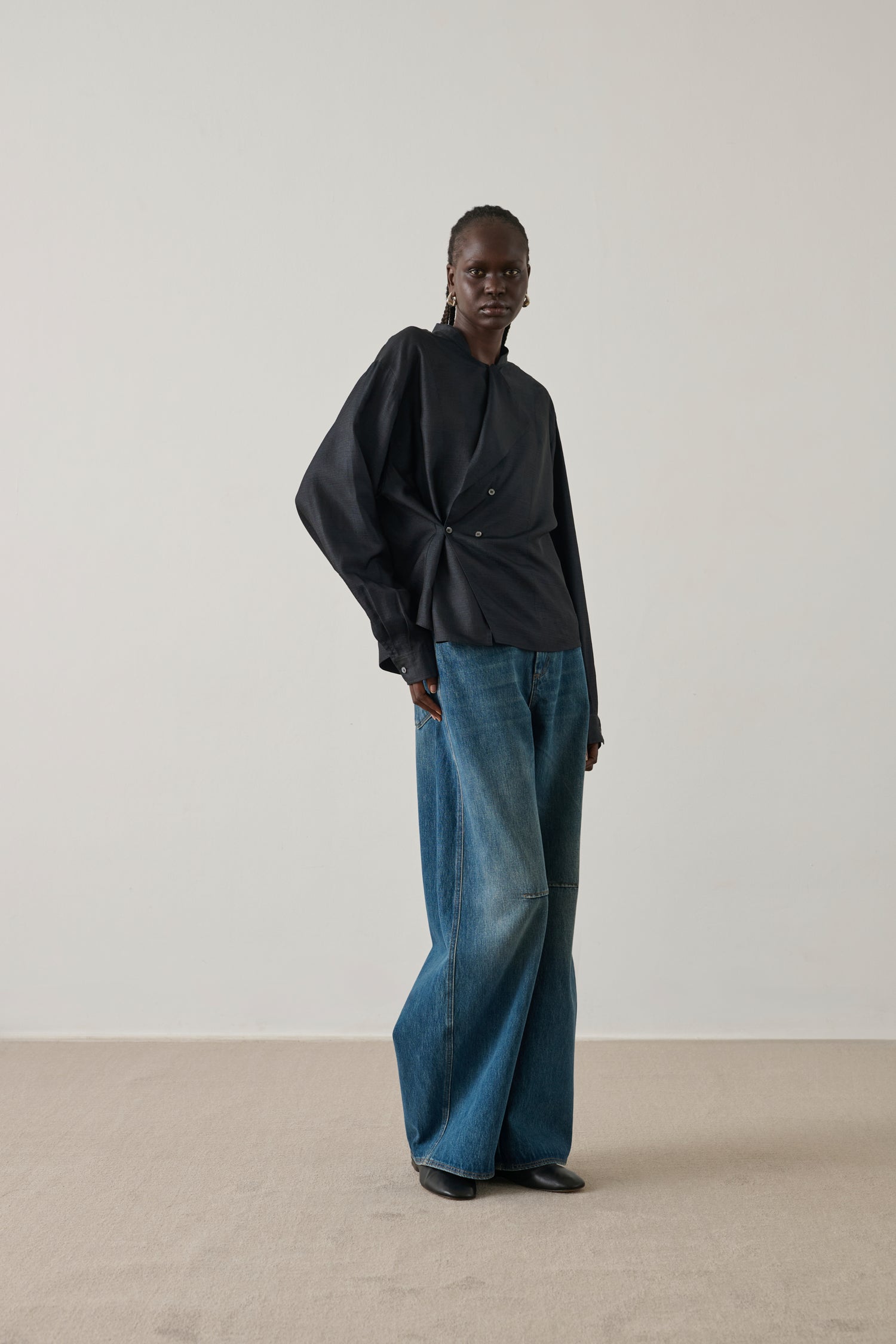 Jeans Gaspard - Blau/Grün - Damen