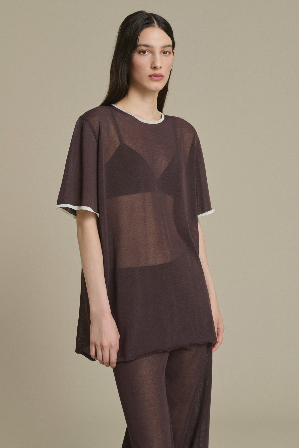 T-Shirt Dua Schokolade in Strick Soeur & TL180 - Soeur vue 1