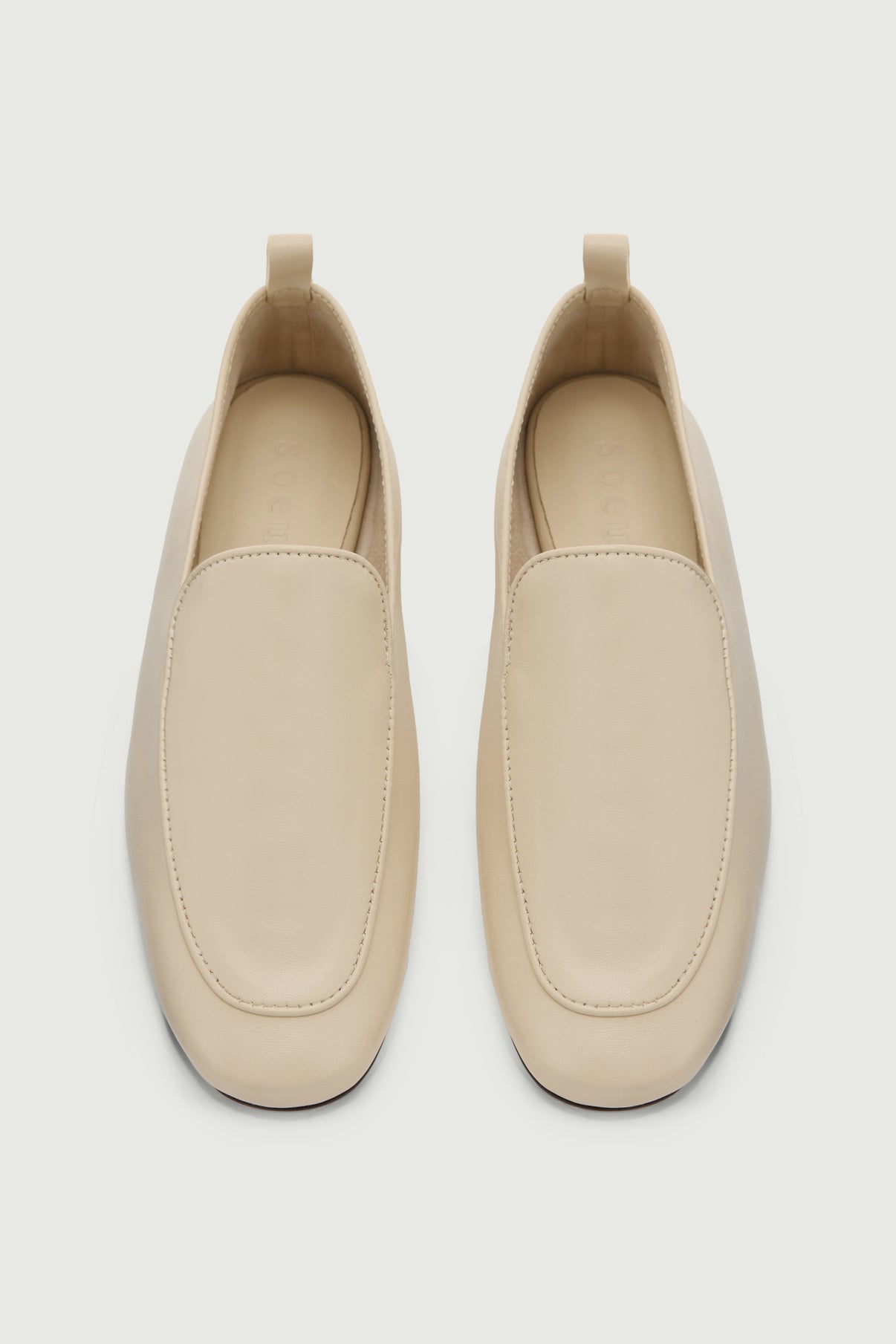 Mocassins Nine - Ivoire - Cuir - Femme vue 5