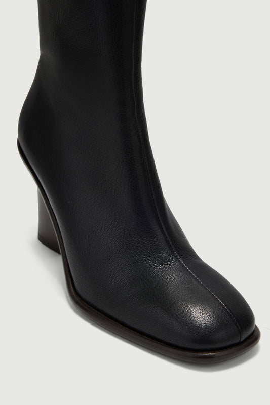 Stiefeletten Lollie – Schwarz – Leder – Damen