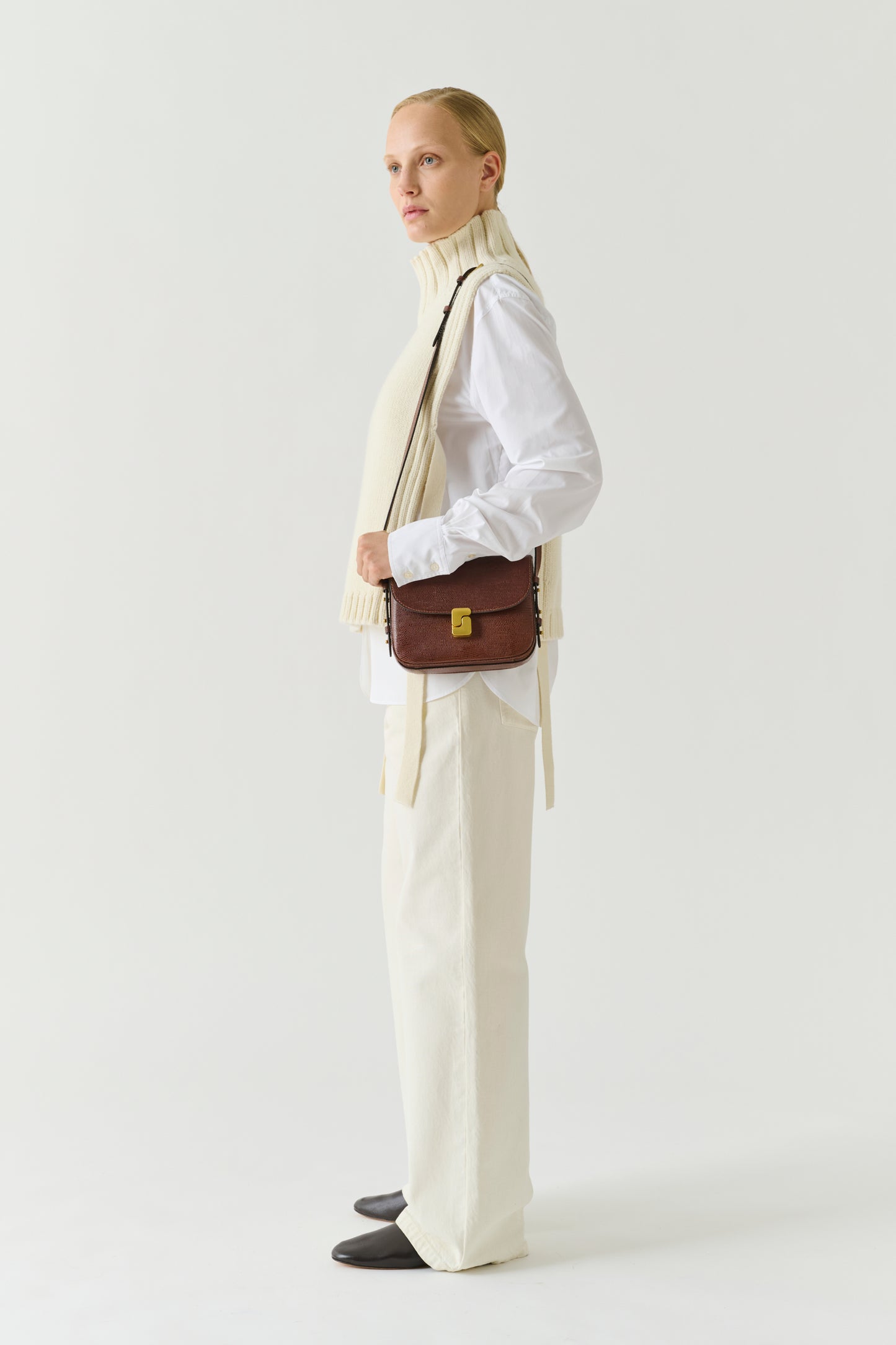 Tasche Bellissima Mini - Cognac Leder - Soeur