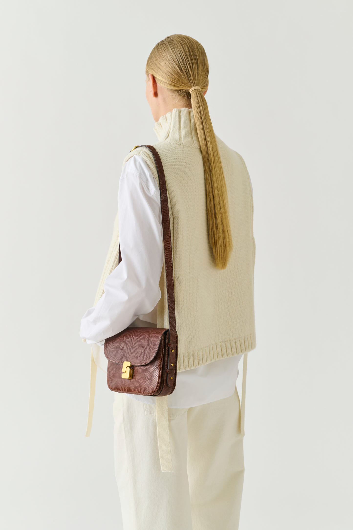 Tasche Bellissima Mini - Cognac Leder - Soeur