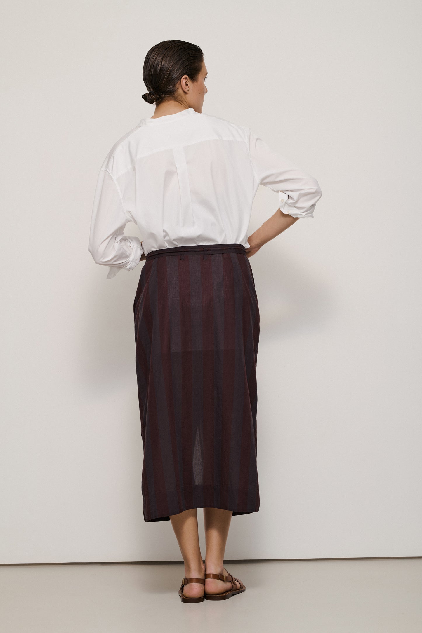 JUPE LA GONNA BORDEAUX