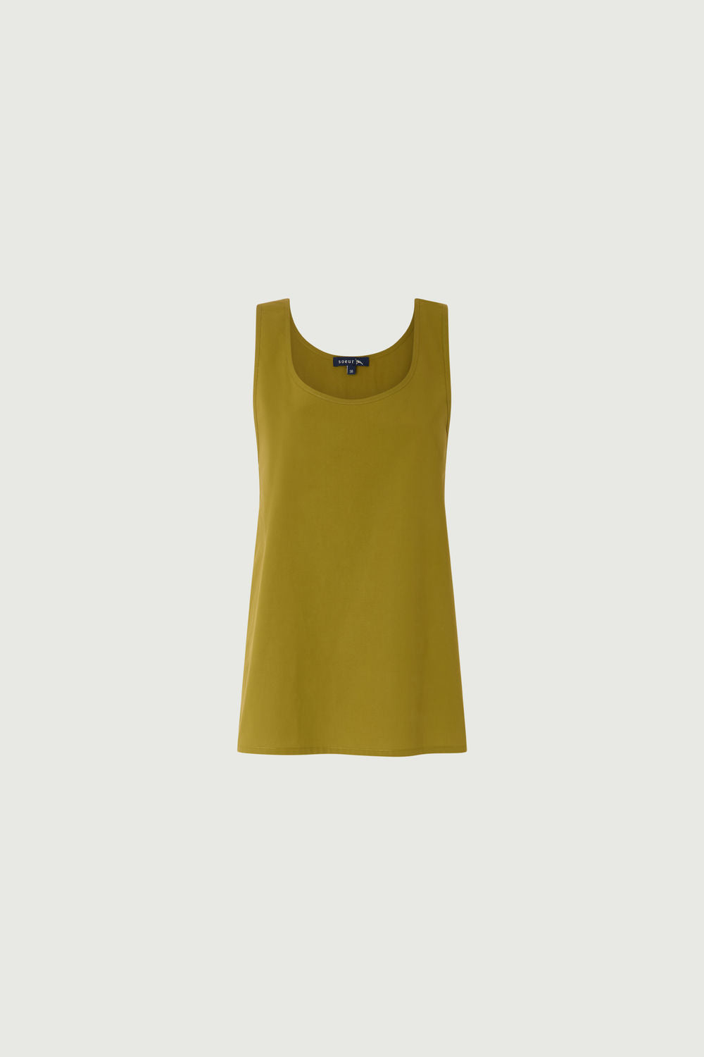 Kleid Ianni - Olivgrün Baumwolle Inklusive Unterhemd - Soeur vue 5