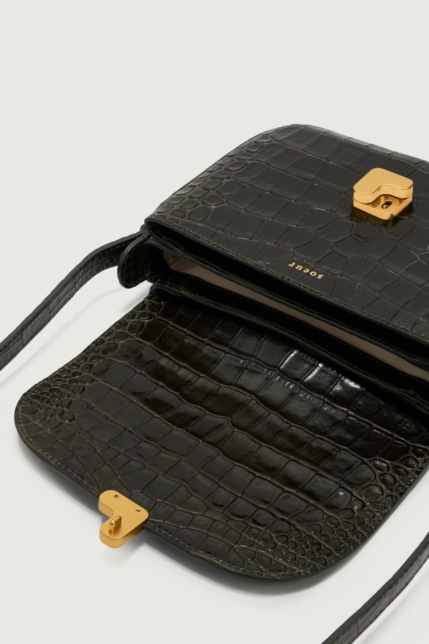 Tasche Bellissima Mini - Olivgrün - Leder - Damen