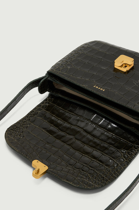 Tasche Bellissima Mini - Olivgrün - Leder - Damen