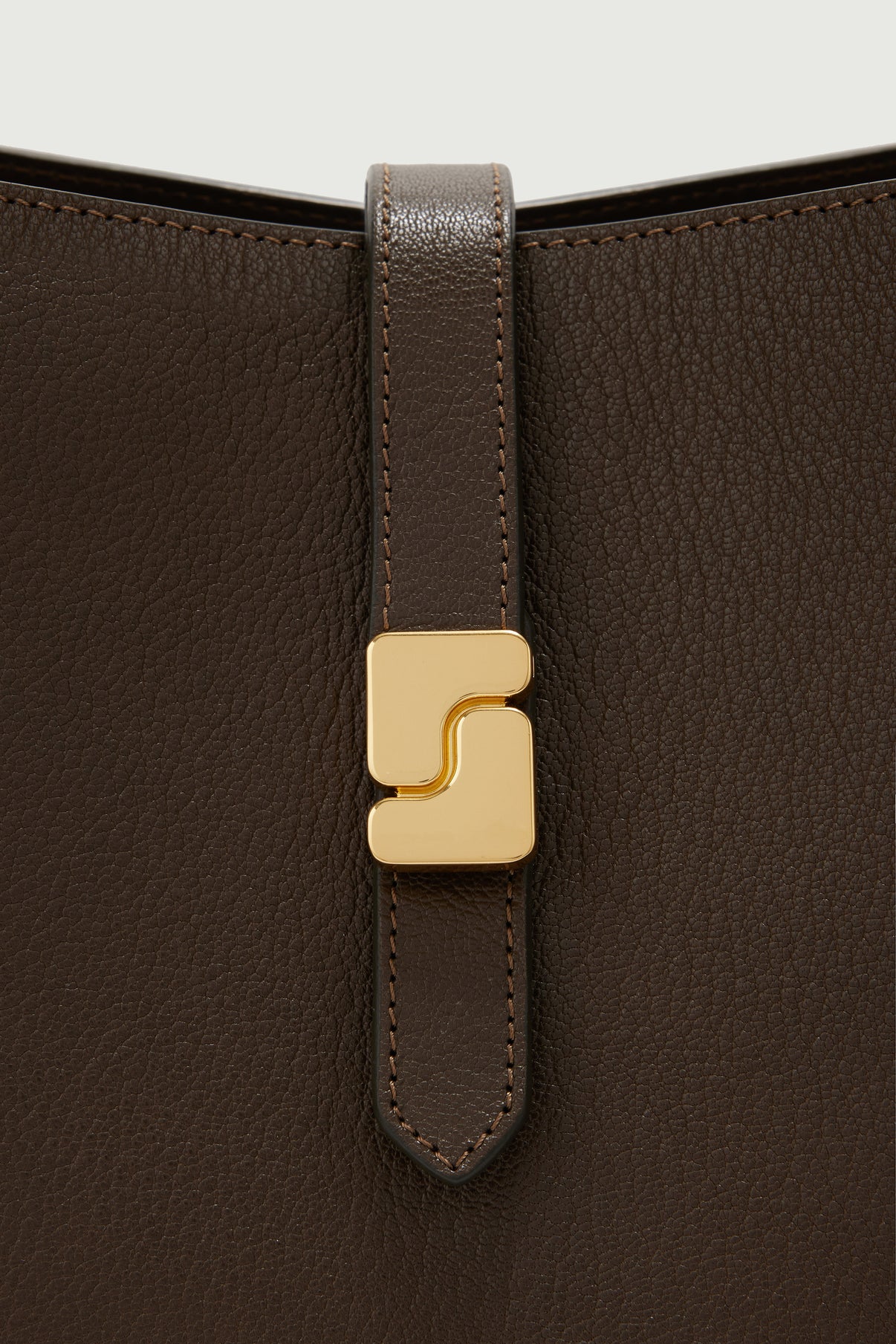Sac Bello - Kaki Foncé - Cuir - Femme vue 3