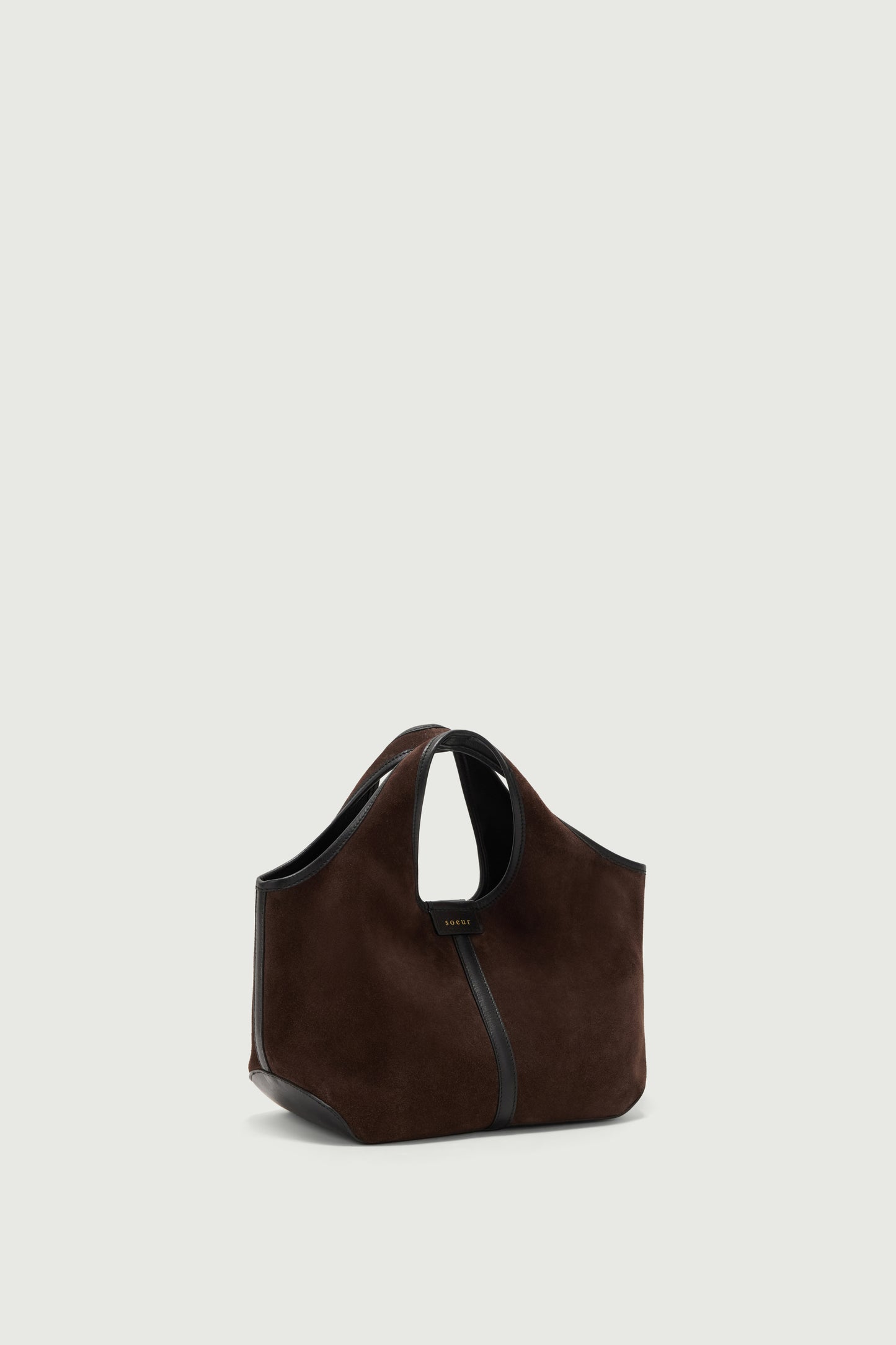 Tasche Douce Mini - Dunkelbraun - Leder - Damen