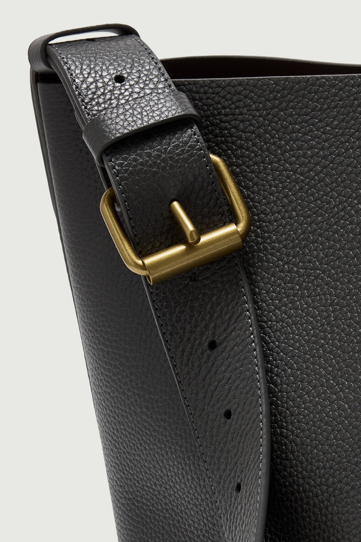 Tasche Saudade Mini - Stahl - Leder - Damen