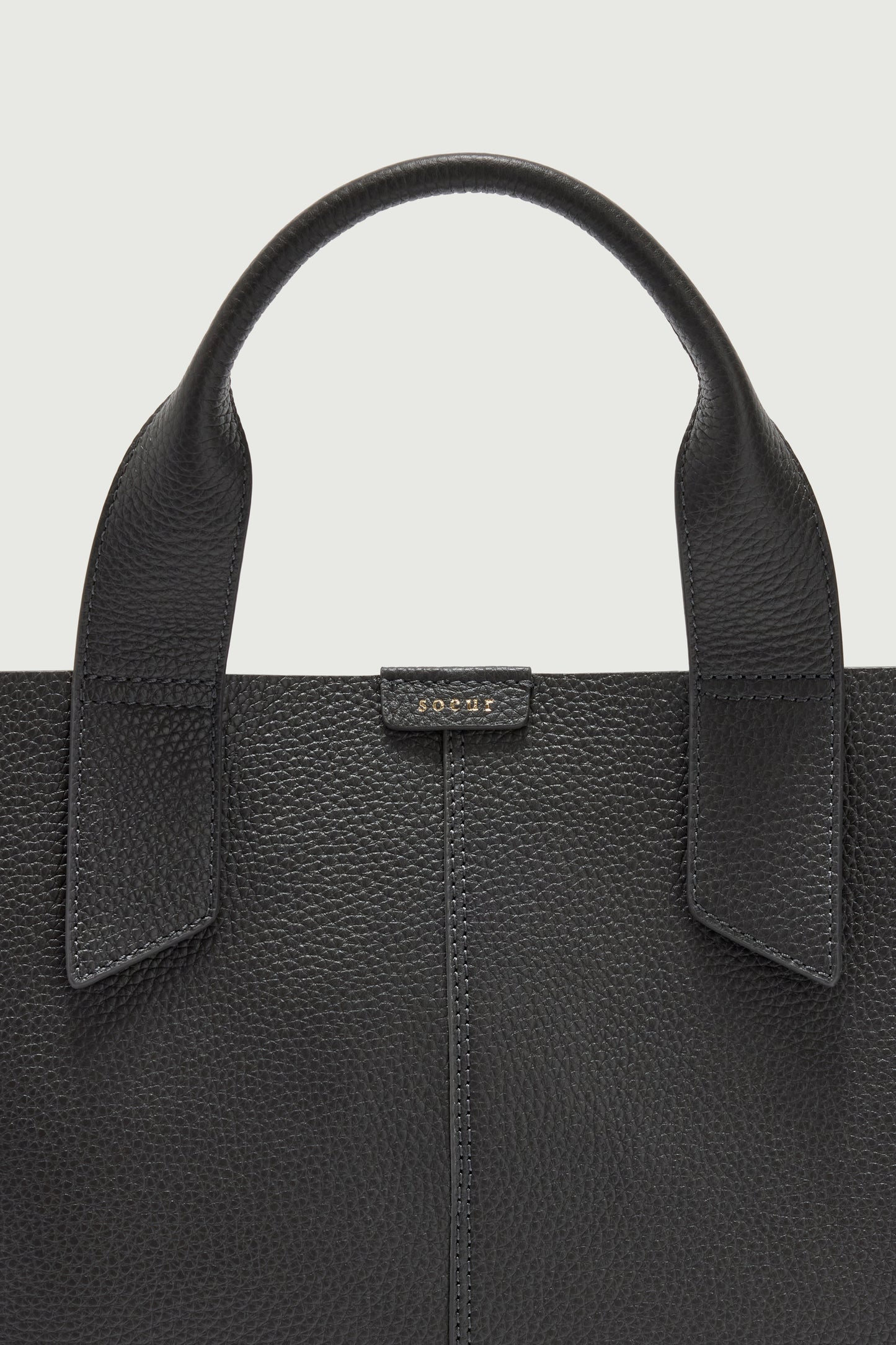 Tasche Suave - Stahl - Leder - Damen