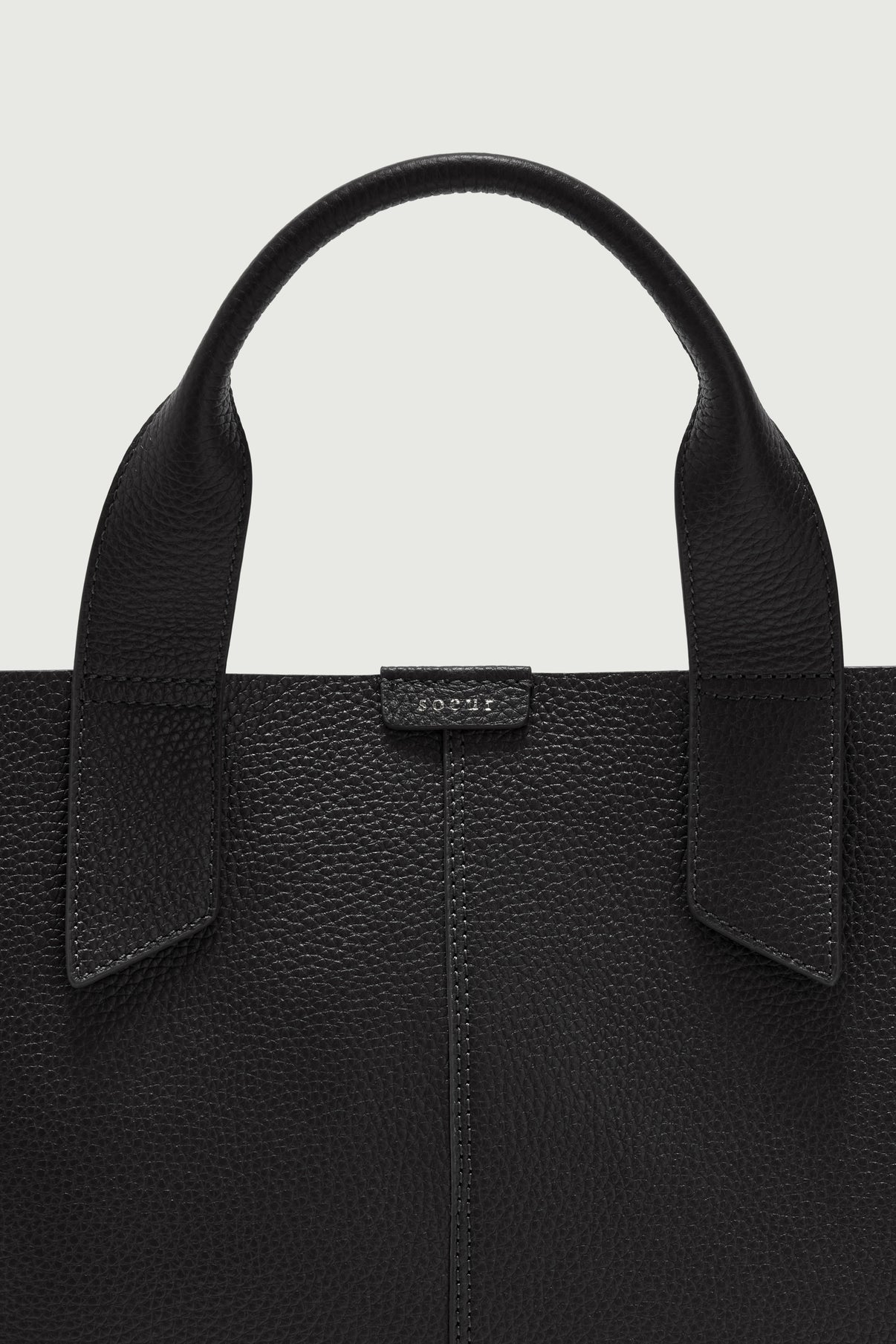 Tasche Suave – Schwarz – Leder – Damen vue 3