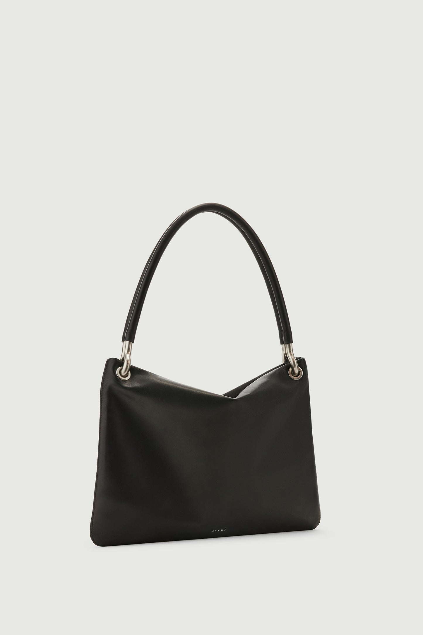 Shopper Gia Mini – Schwarz – Leder – Damen